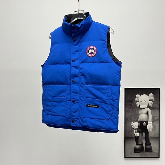 Canada Goose Royal Blue Puffer Vest - Picture 1 of 5